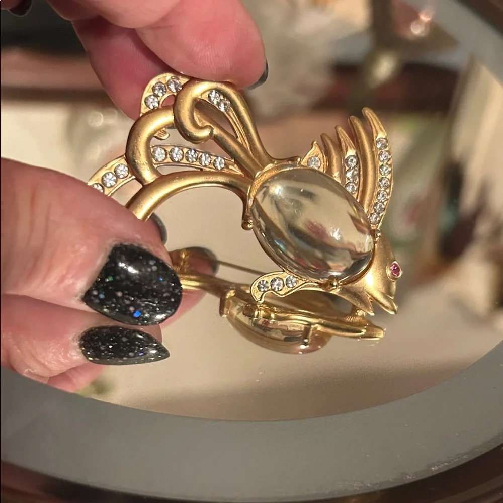 Vintage Jelly Belly Fish Brooch